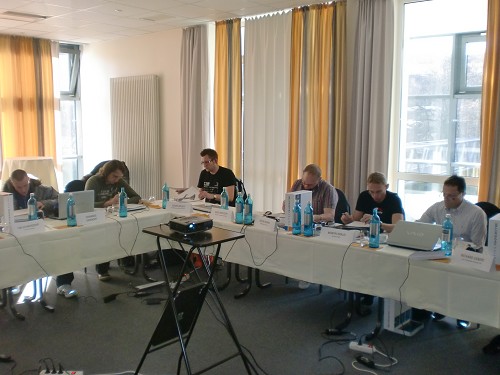 Theorieteil in den Tagungsräumen