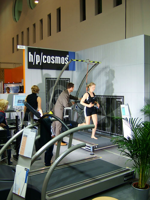 FIBO 2006 h/p/cosmos Laufbandanalyse
