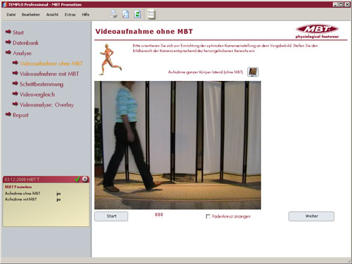 MBT Ganganalyse