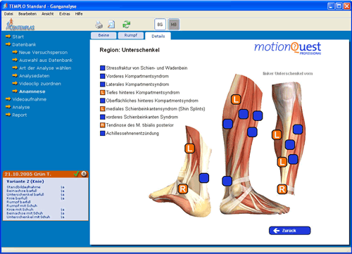 motionQuest Anamnese