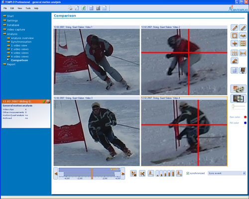 Videoanalyse im Sport: Skifahren